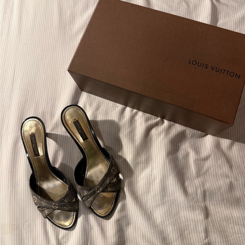 Louis Vuitton kitten heels